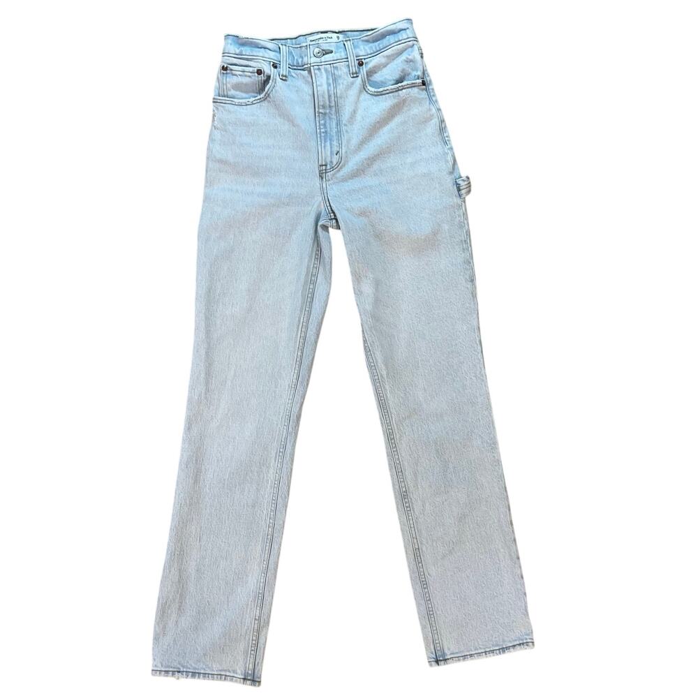 Abercrombie & Fitch The '90s Straight Ultra High Rise Carpenter Jeans 25 / 0L